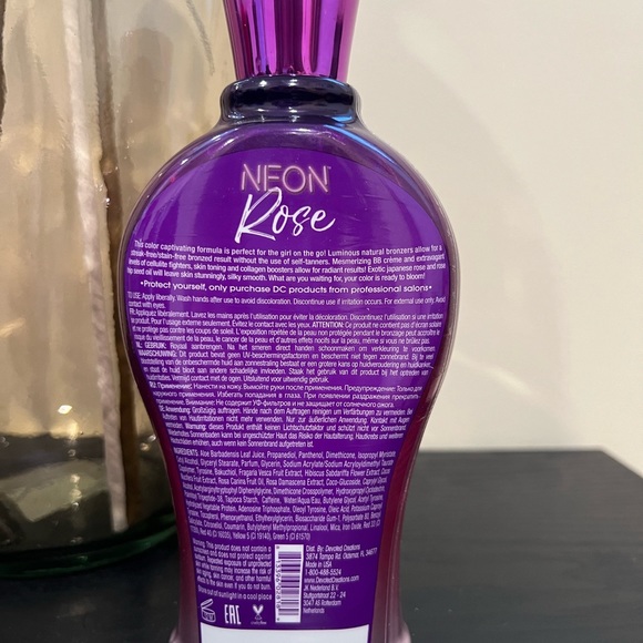 Skincare Brand New Neon Rose Devoted Creations Indoor Outdoor Tanning
